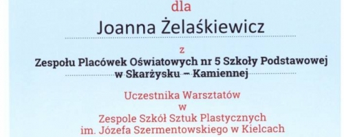 Dylom dla Asi Żelaśkiewicz