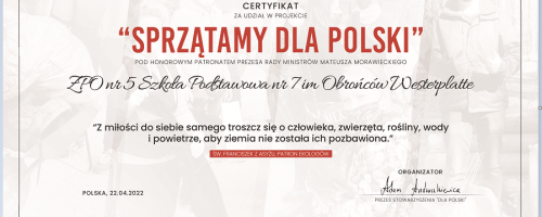 Sprzątamy dla Polski